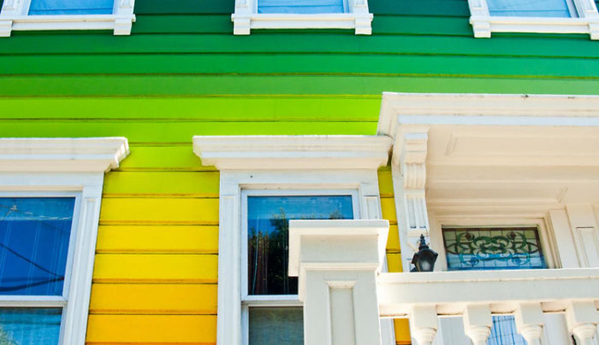 80 Gambar Cat Rumah Pelangi HD Terbaru