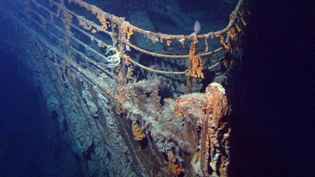 Bangkai kapal Titanic di dasar Laut Atlantik
