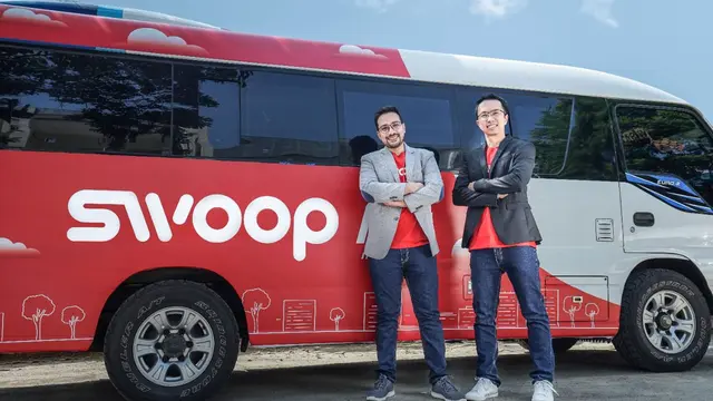 Perusahaan start up teknologi SWOOP, penyedia layanan transportasi smart-demand responsive berbasis social ride, bekerja sama dengan PT MRT Jakarta (Perseroda) memberikan layanan komuter bagi pengguna di Jabodetabek. (Istimewa)