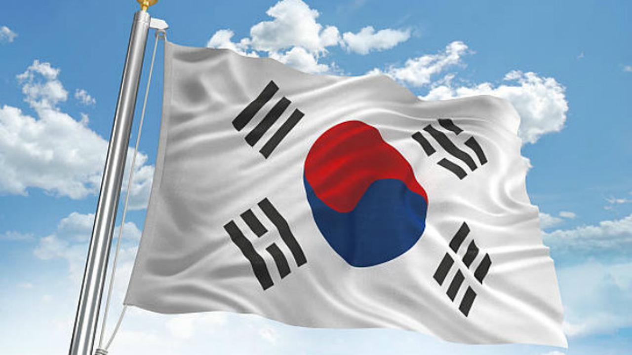 Ilustrasi bendera Korea Selatan