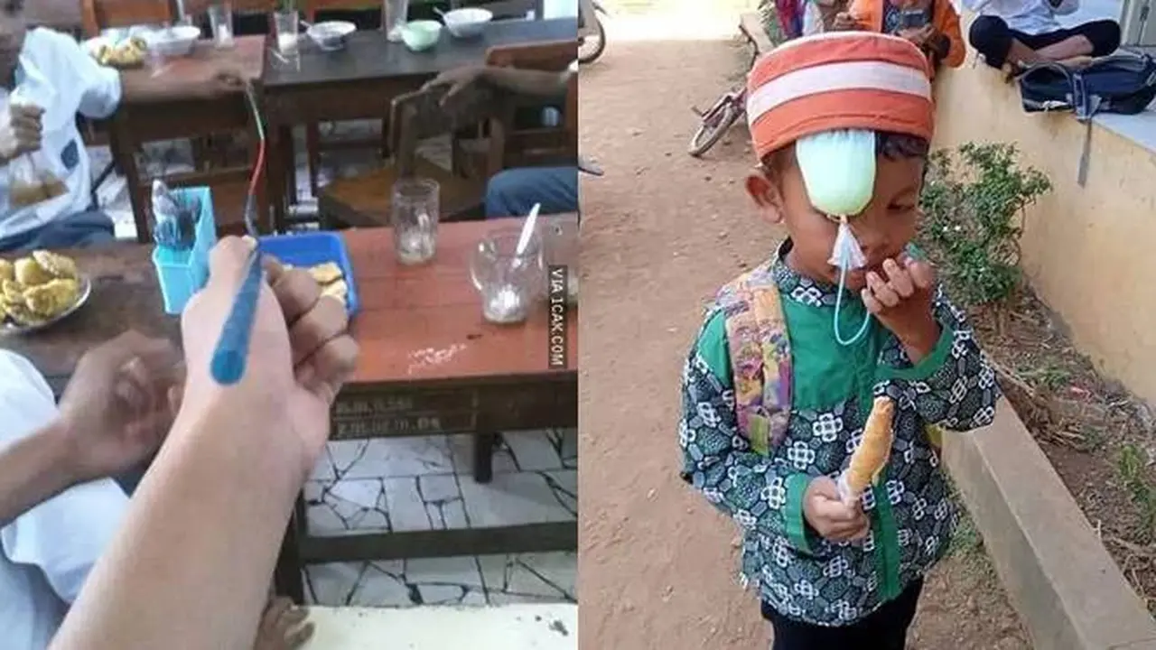 10 Potret Absurd Orang Pakai Sedotan yang Anti-mainstrema Ini Bikin Geleng Kepala