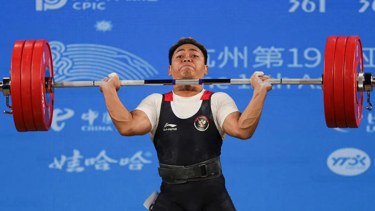 Foto: Ekspresi Eko Yuli Irawan Setelah Gagal Persembahkan Medali di Asian Games 2022