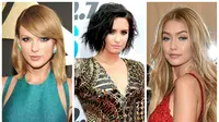 Putusnya Taylor Swift, Gigi Hadid, dan Demi Lovato dengan pasangannya masing-masing hanya terjadi selang satu hari.