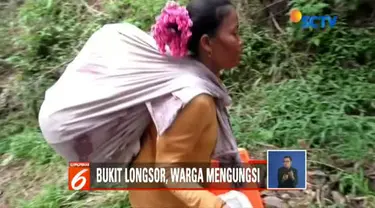 Sebanyak 60 warga yang terdiri dari anak-anak dan dewasa tidak ingin kembali ke rumah mereka karena khawatir terdapat longsor susulan.