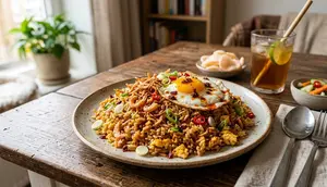Resep Nasi Goreng Chili Oil Ebi yang Gurih dan Pedas