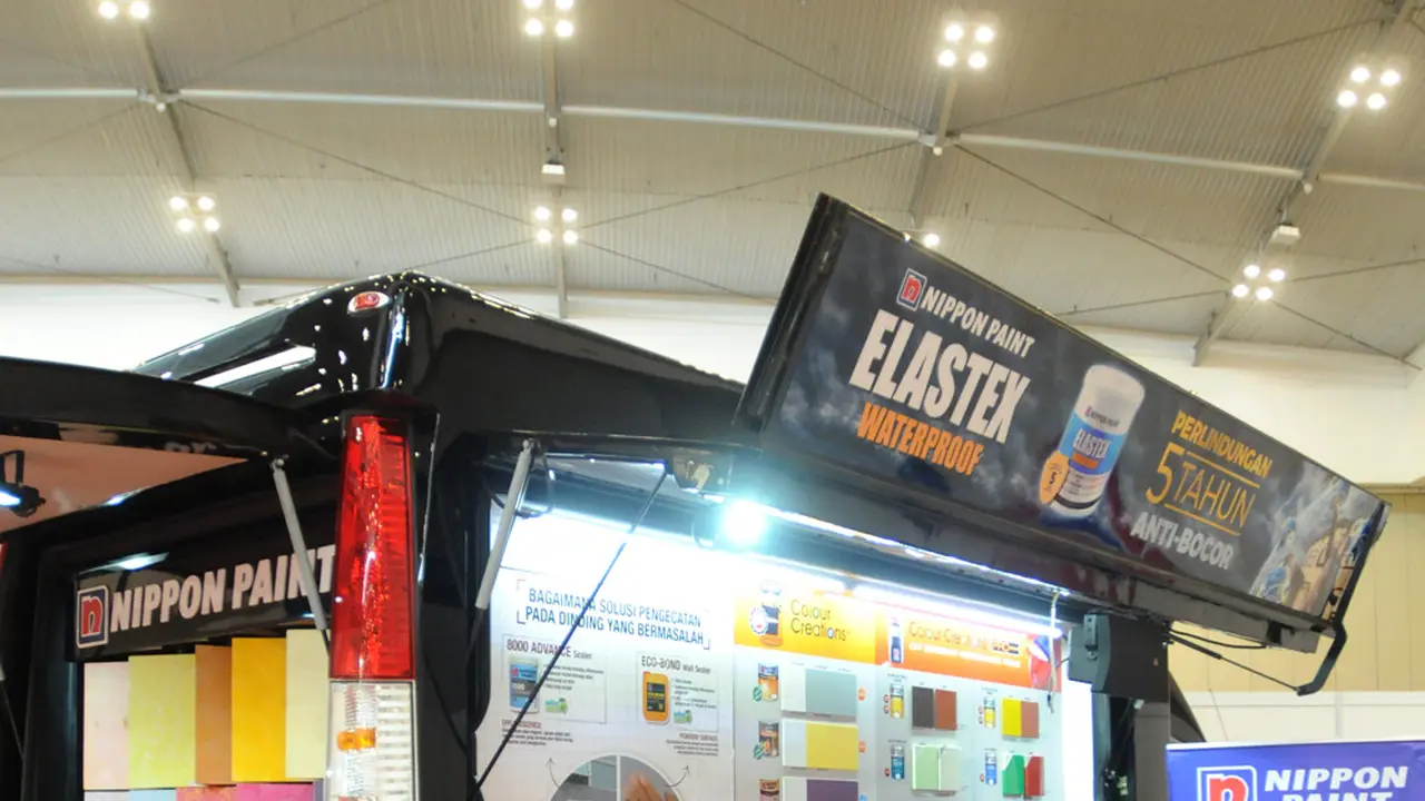 Di Homedec 2017, Nippon Paint fokus berikan konsep baru untuk pelanggan. (Fotografer: Daniel Kampua/Bintang.com)