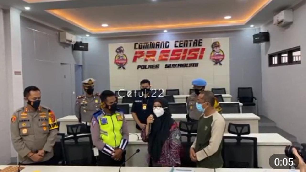 Wanita yang viral memaki polisi saat diputar balik di Sukabumi minta maaf