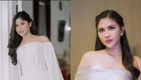 Kali ini, keduanya tampak sama-sama mengenakan dress off shoulder dengan rambut yang ditata serupa.