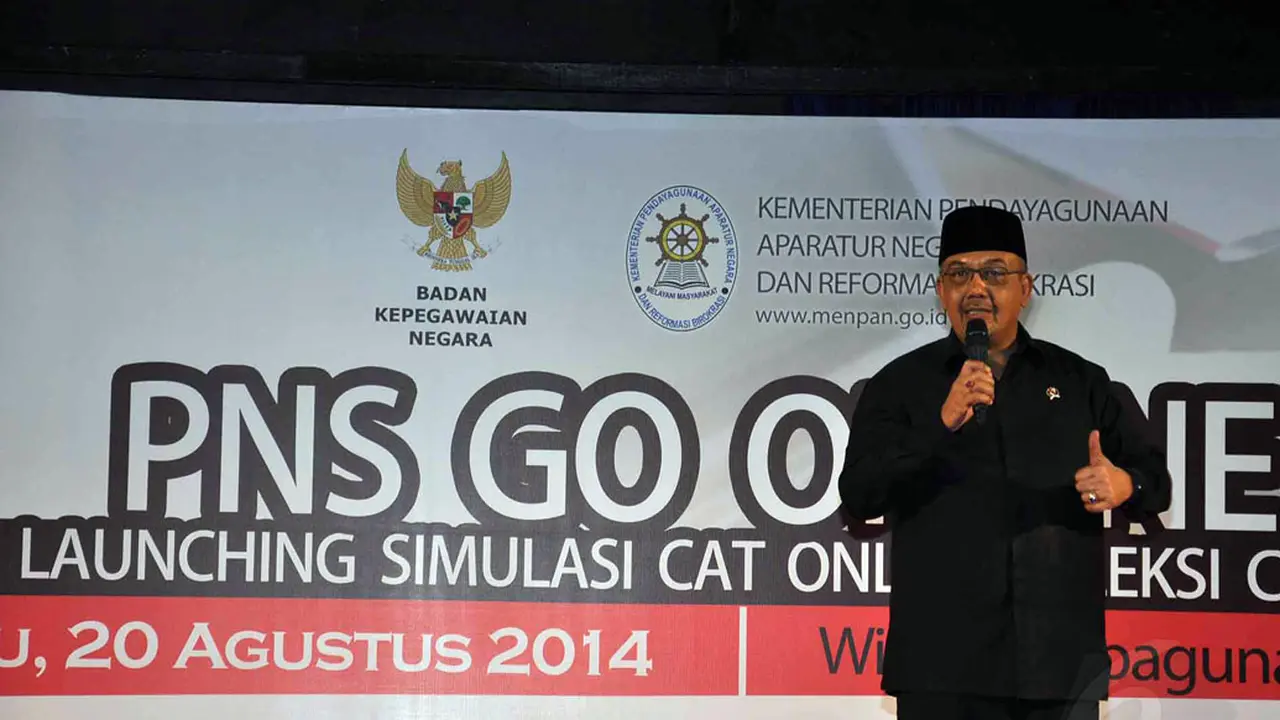 Menteri PAN-RB, Azwar Abubakar (Liputan6.com/Miftahul Hayat)