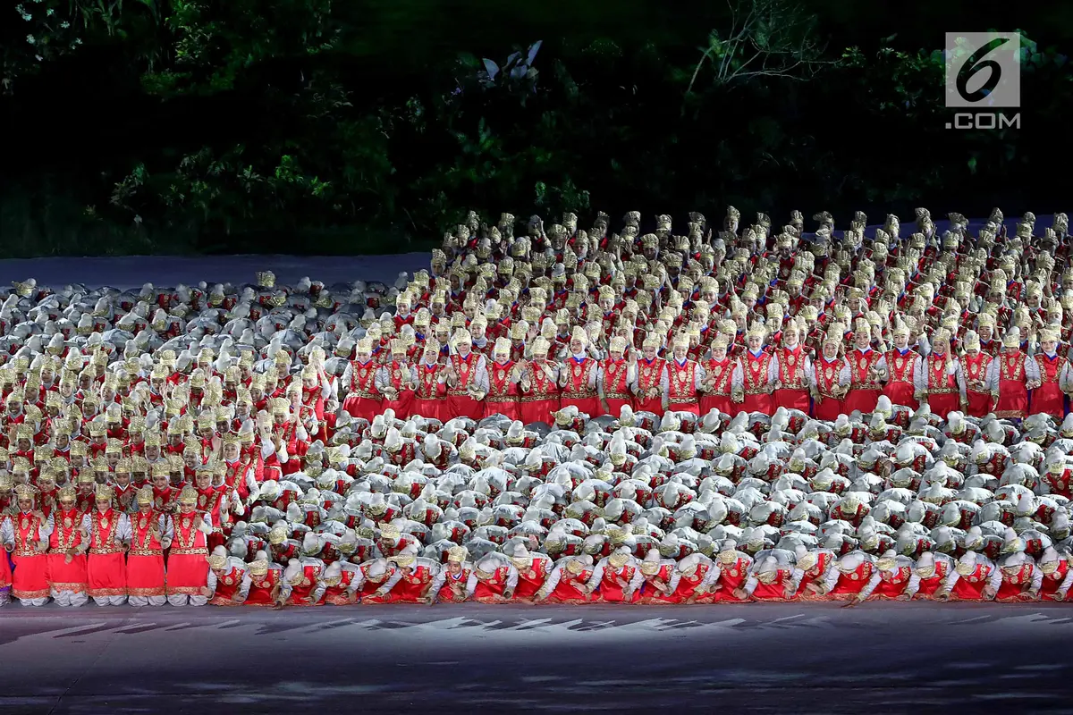Tari Saman di Pembukaan Asian Games