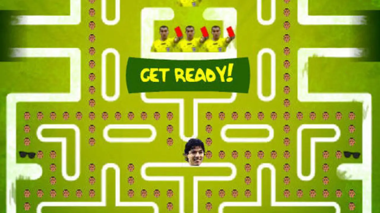 Luis Suarez Beraksi Jadi Karakter Game Pac-Man