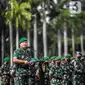 Kepala Staf Angkatan Darat (KSAD) Jenderal Dudung Abdurachman memimpin Apel Gelar Pasukan Jajaran TNI AD di Lapangan Monas, Jakarta, Selasa (25/1/2022). Pasukan TNI AD dan Alutsista dipamerkan saat mengikuti gelar apel pasukan. (Liputan6.com/Faizal Fanani)