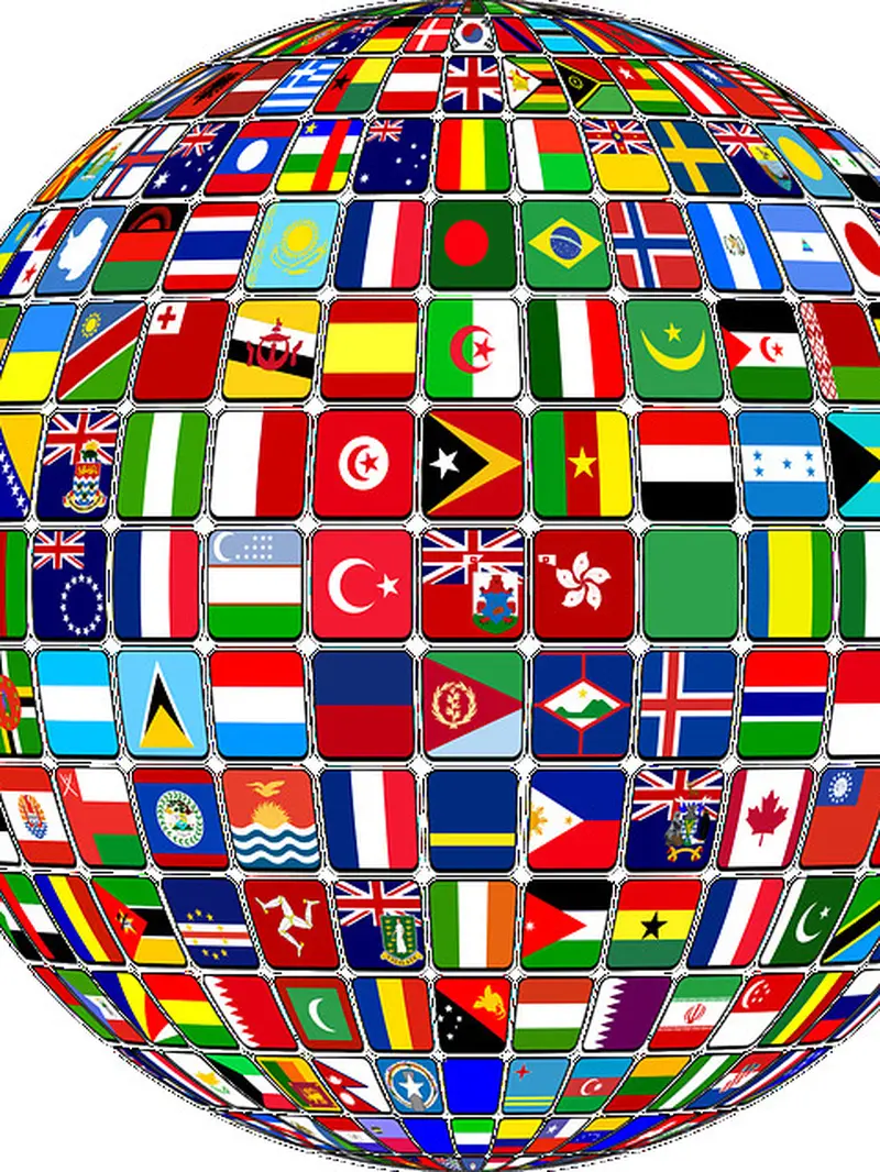 Ilustrasi Bendera, Dunia, Negara