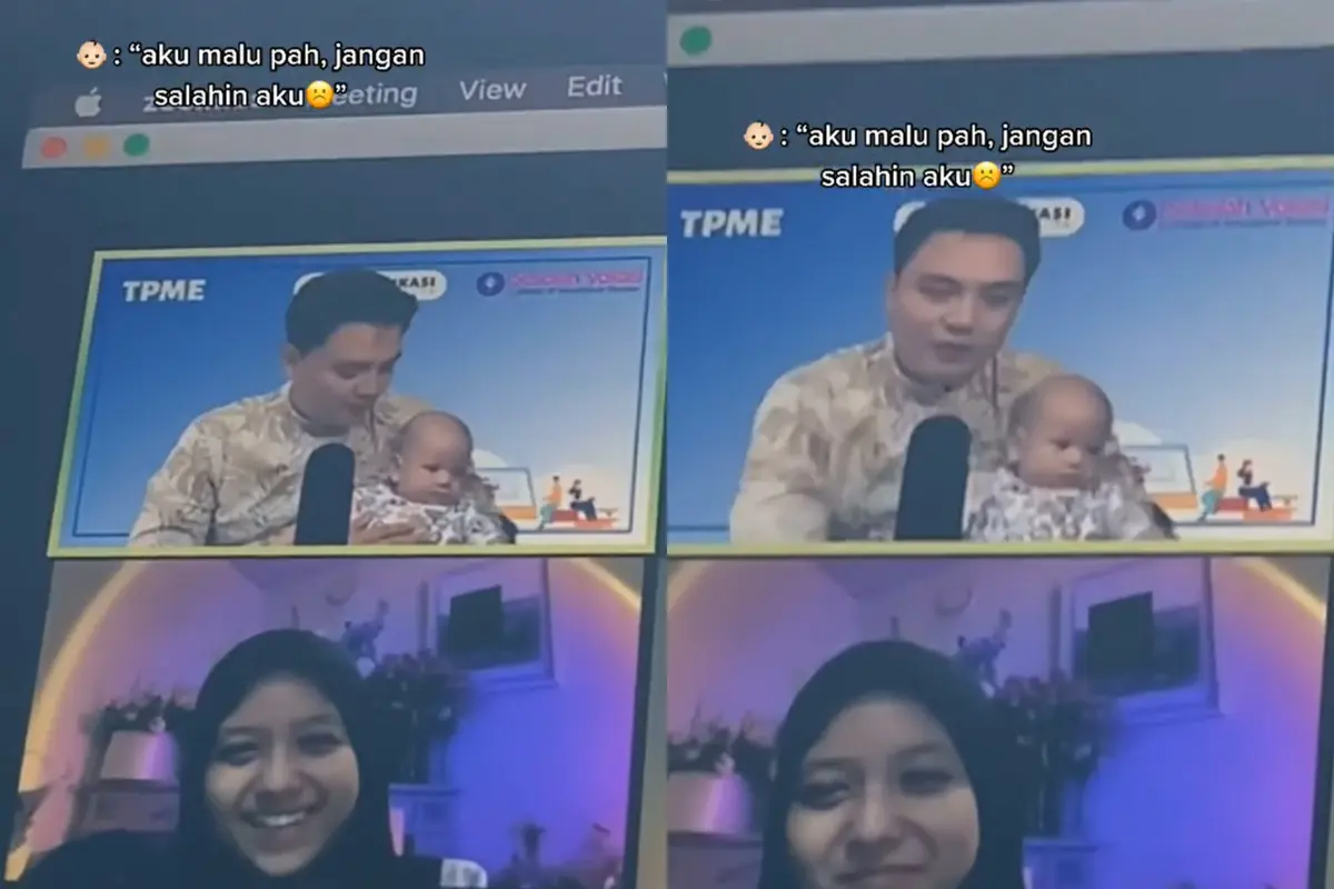 Mengurus anak jadi kendala seorang dosen melaksanakan kelas daring.