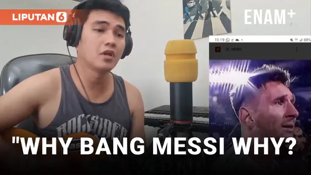 Dikabarkan Batal ke Indonesia, Aldi Taher Ciptakan Lagu untuk Lionel Messi: Why Bang Messi Why?