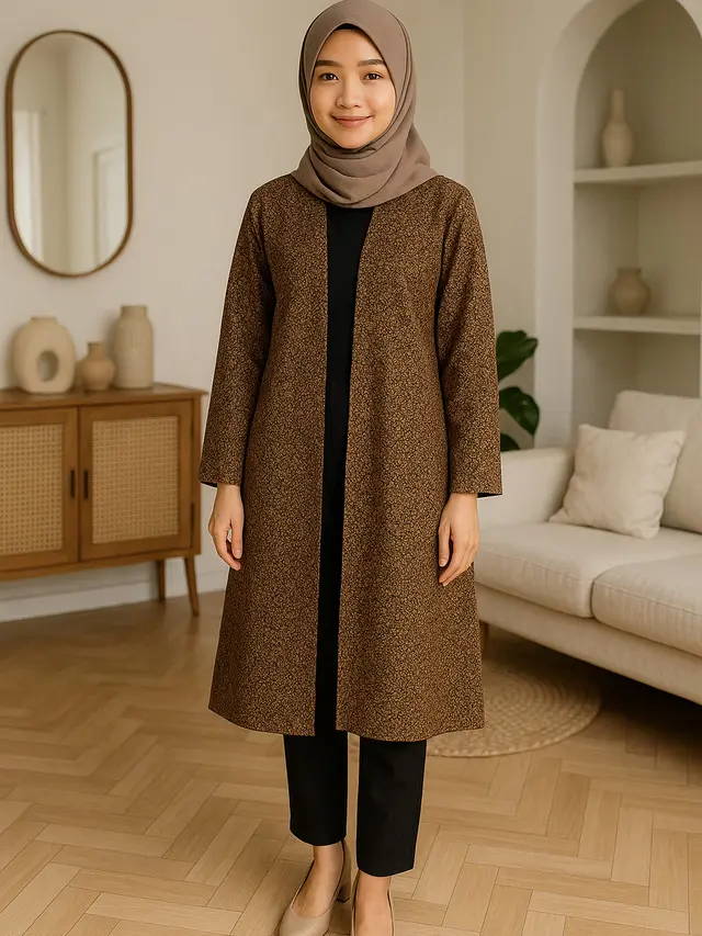 7 Tips Memilih Outer Batik untuk Wanita Tinggi 150an, Tampil Ramping dan Anggun