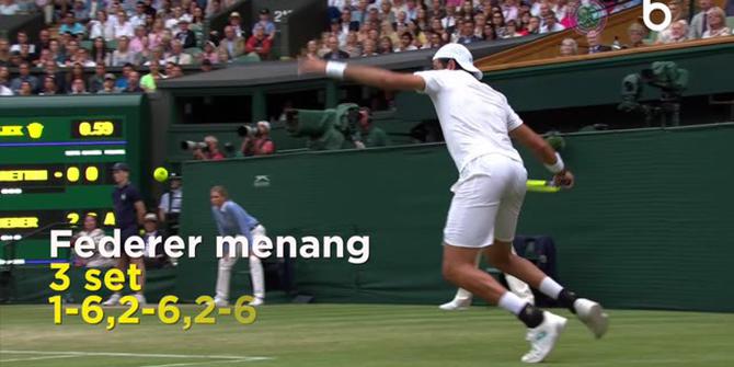 VIDEO: Roger Federer, Rafael Nadal dan Djokovic Melangkah Mulus ke Perempat Final