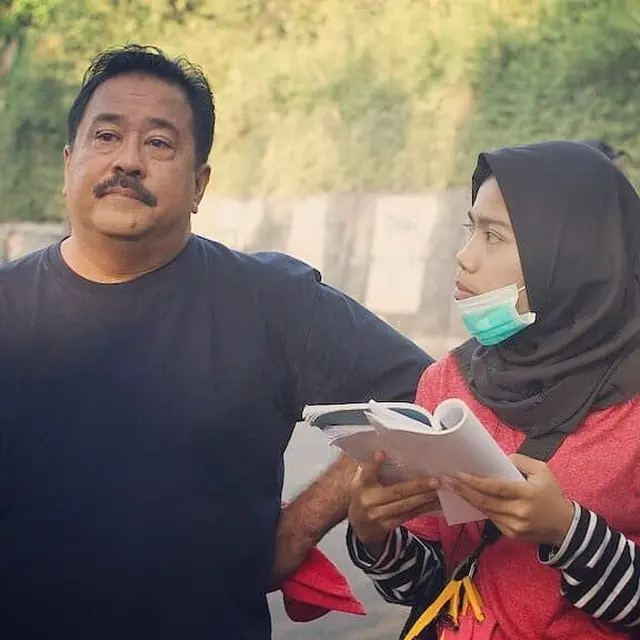Suasana lokasi syuting film Akhir Kisah Cinta Si Doel. (Foto: Dok. Instagram akhirkisahcintasidoel)