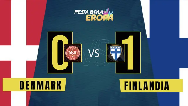 VIDEO: Hanya 1 Shot On Target, Finlandia Kalahkan Denmark di Grup B Euro 2020