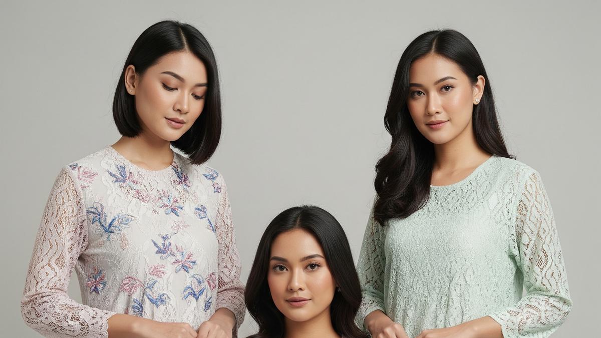 9 Model Baju Tunik Brokat Modern Terbaru 2025: Elegan dan Modern