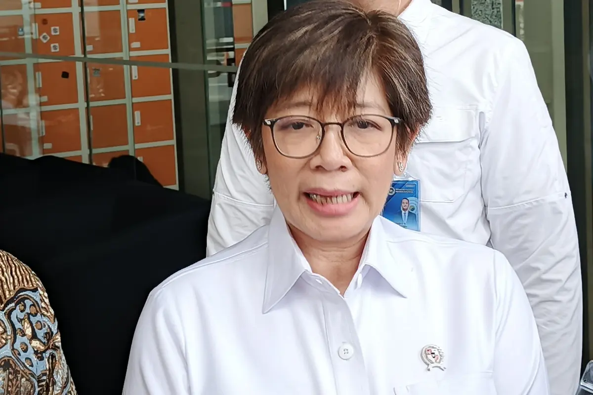 Wakil Kepala BGN Agustina Arumsari, di Gedung Merah Putih KPK.