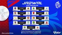 Jadwal Lengkap dan Live Streaming BRI Liga 1 2021/2022 Seri Ketiga di Vidio Pekan Ini. (Sumber : dok. vidio.com)