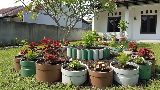 Ide Pembatas Akar Murah untuk Rumah Tipe 36 Model Menggunakan Pipa Bekas