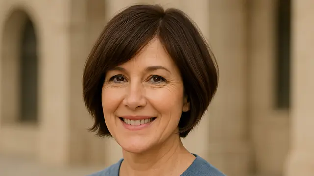 Model Rambut Bob Nungging Pendek untuk Ibu-ibu Usia 50 Tahun