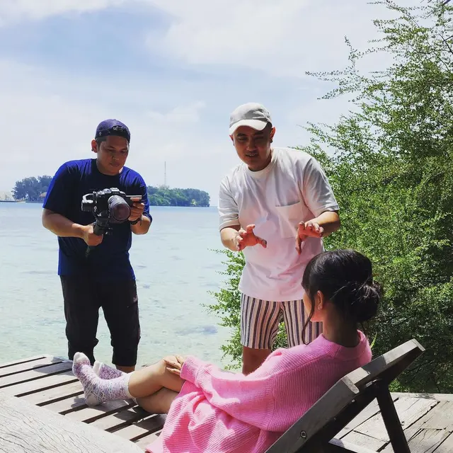 Sridevi DA syuting MV lagu kemenangan berjudul Mataharimu (Foto: Instagram harsiwiachmad)