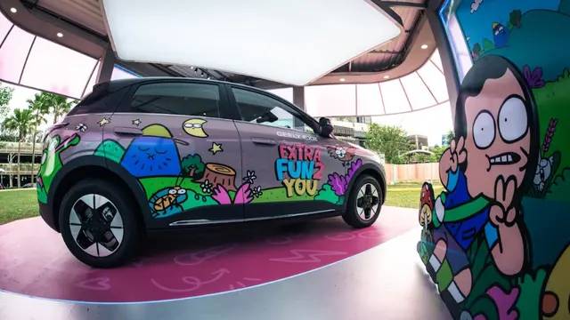 Geely Tampilkan EX2 sebagai Kanvas Gambar (ist)
