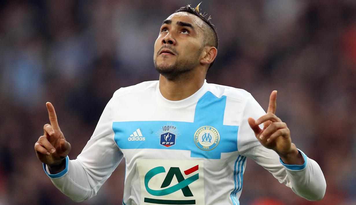 6. Dimitri Payet (Marseille) – Meski berstatus bintang Prancis, dirinya tergolong jarang tampil di Liga Champions. Pemain yang bersinar di Piala Eropa 2016 itu baru 16 kali tampil di Champions League , terakhir tiga tahun lalu. (AFP/Valery Hache)