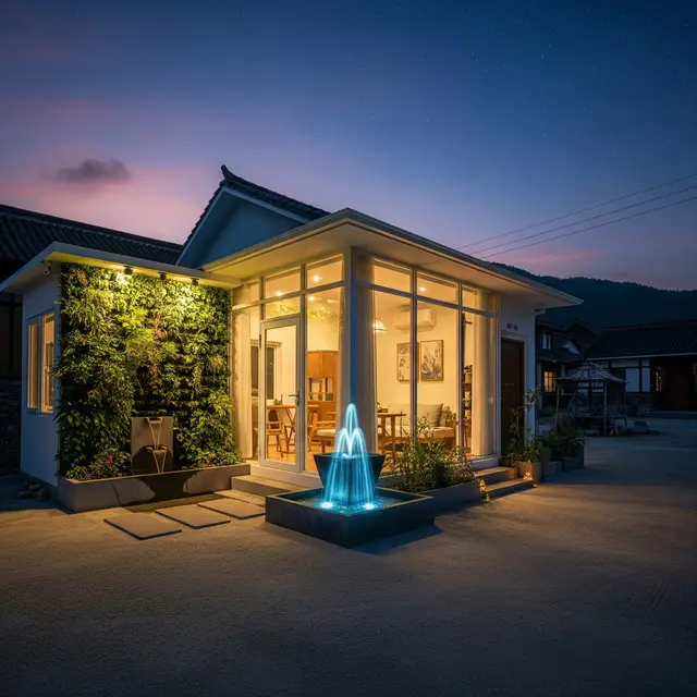Desain Rumah Mungil yang Romantis