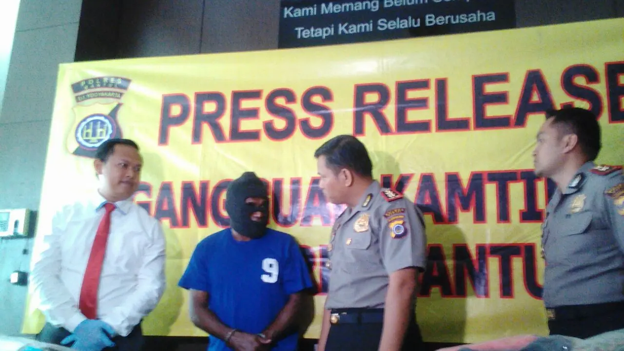 Pelaku pencurian dan pembunuhan gadis difabel di Bantul