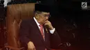 Wakil Presiden RI Jusuf Kalla saat menghadiri Sidang Paripurna di Gedung DPR, Jakarta, Jumat (16/8/2019). Nantinya DPR akan membahas RAPBN 2020 untuk selanjutnya disahkan menjadi UU. (Liputan6.com/JohanTallo)