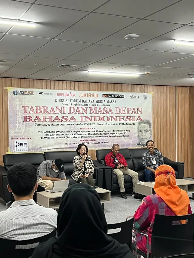 Diskusi soal M. Tabrani dan Masa Depan Bahasa Indonesia di PDS HB Jassin.