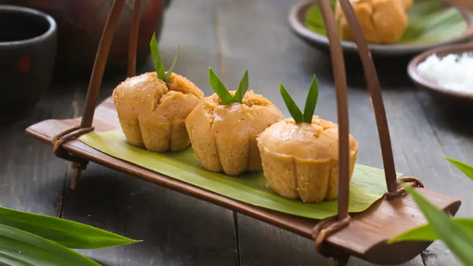 kue apem gula merah