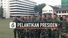 Presiden dan Wakil Presiden terpilih Joko Widodo dan Ma'ruf Amin akan dilantik 20 Oktober mendatang. TNI Angkatan Darat turut mengantisipasi keamanan jelang dan hingga hari saat pelantikan Presiden.