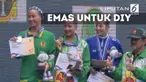 Atlet Daerah Istimewa Yogyakarta berhasil meraih medali emas di cabang olahraga Renang Indah PON 2016