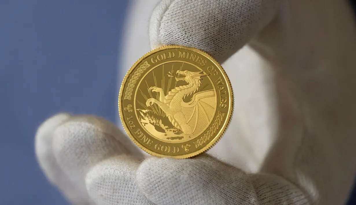 Diketahui, emas Welsh merupakan jenis yang langka dan sangat dihargai, terutama karena asalnya di Wales. Emas Welsh juga digunakan untuk cincin kawin kerajaan Inggris. Emas ini bukan jenis yang unik secara kimia, namun kelangkaannya dan tradisi penggunaannya membuatnya menjadi sangat berharga. (Oli SCARFF/AFP)
