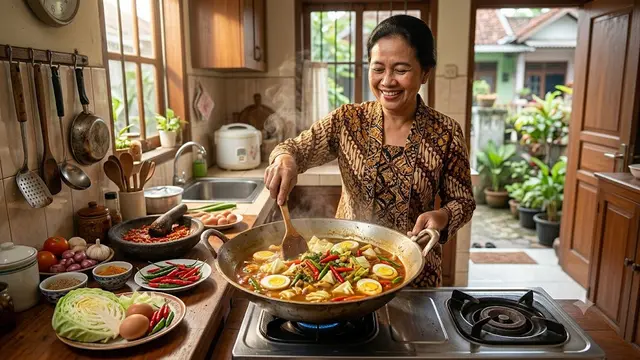 Resep Tongseng Telur Kol dan Cabai Rawit yang Menggugah Selera