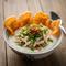 Ilustrasi Bubur Ayam. (Foto: AI)
