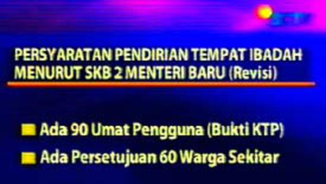 Skb Rumah Ibadah Telah Ditandatangani News Liputan6 Com