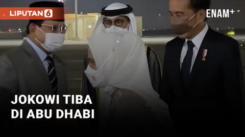 VIDEO: Disambut Prabowo, Presiden Jokowi Tiba di Abu Dhabi