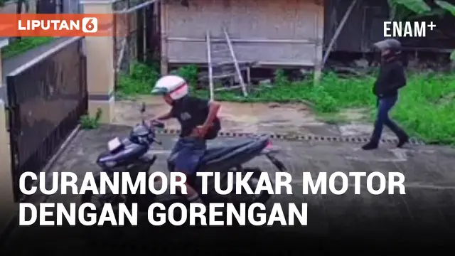 Spesialis Curanmor Tukar Motor Korban dengan Gorengan