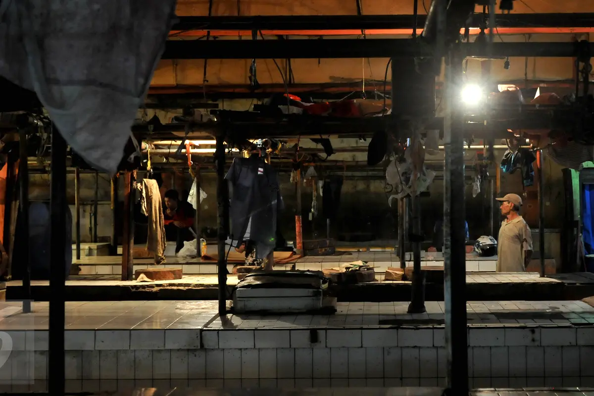 20150810-Pedagang Daging Sapi Mogok-Jakarta