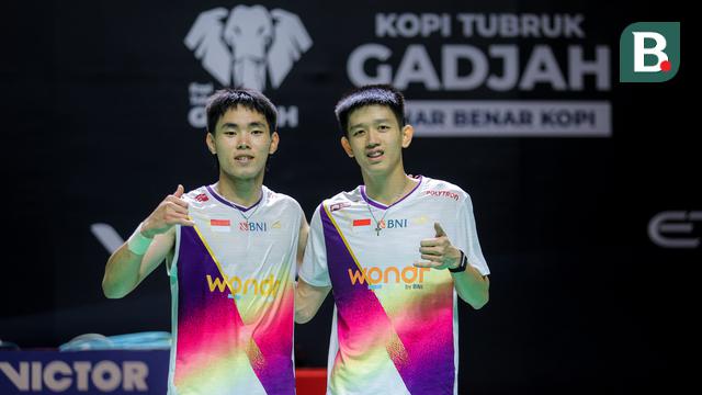 Foto: Debut Mansi Raymond/Nikolaus di Indonesia Masters 2026, Dapat Perlawanan Sengit Pasangan Prancis