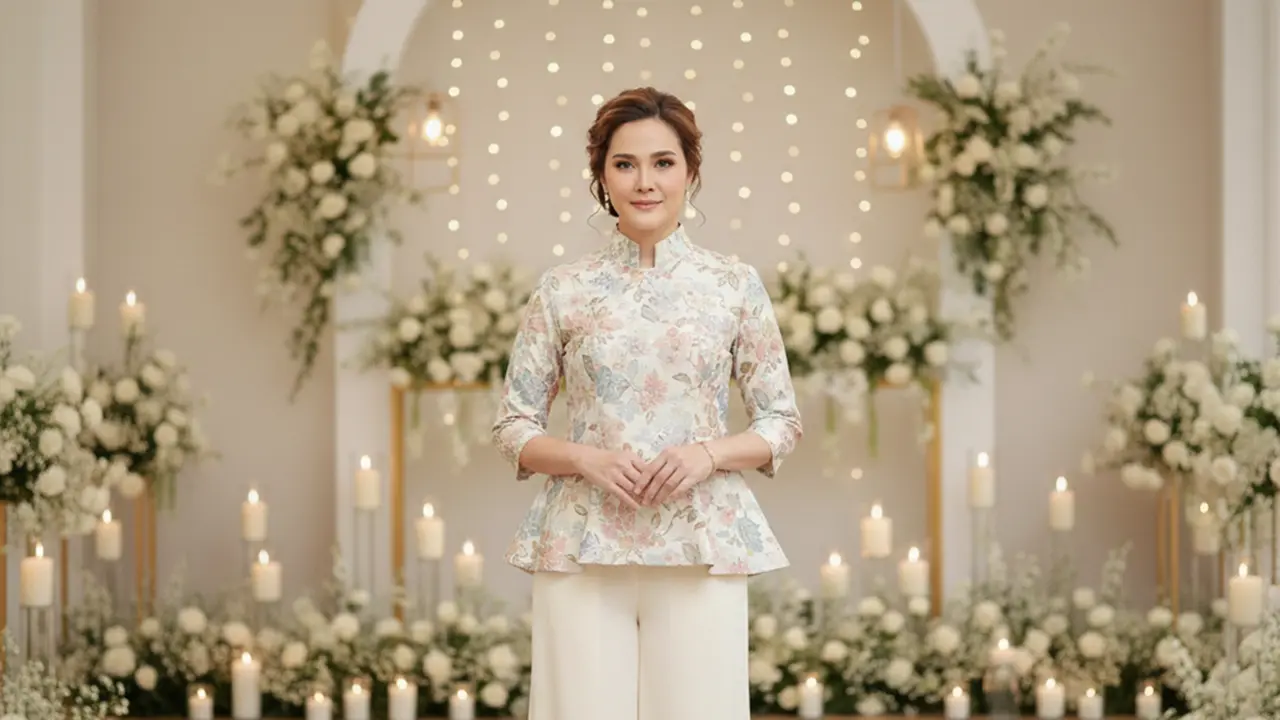 Model Atasan Batik Elegan untuk Kondangan