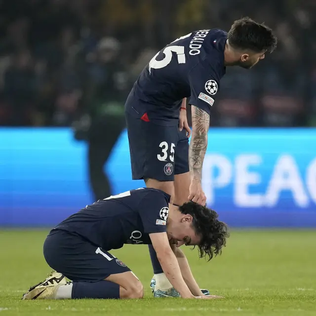 Raut Sedih di Wajah Pemain PSG