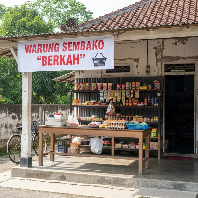 Desain Warung Sembako Sederhana Tapi Menarik
