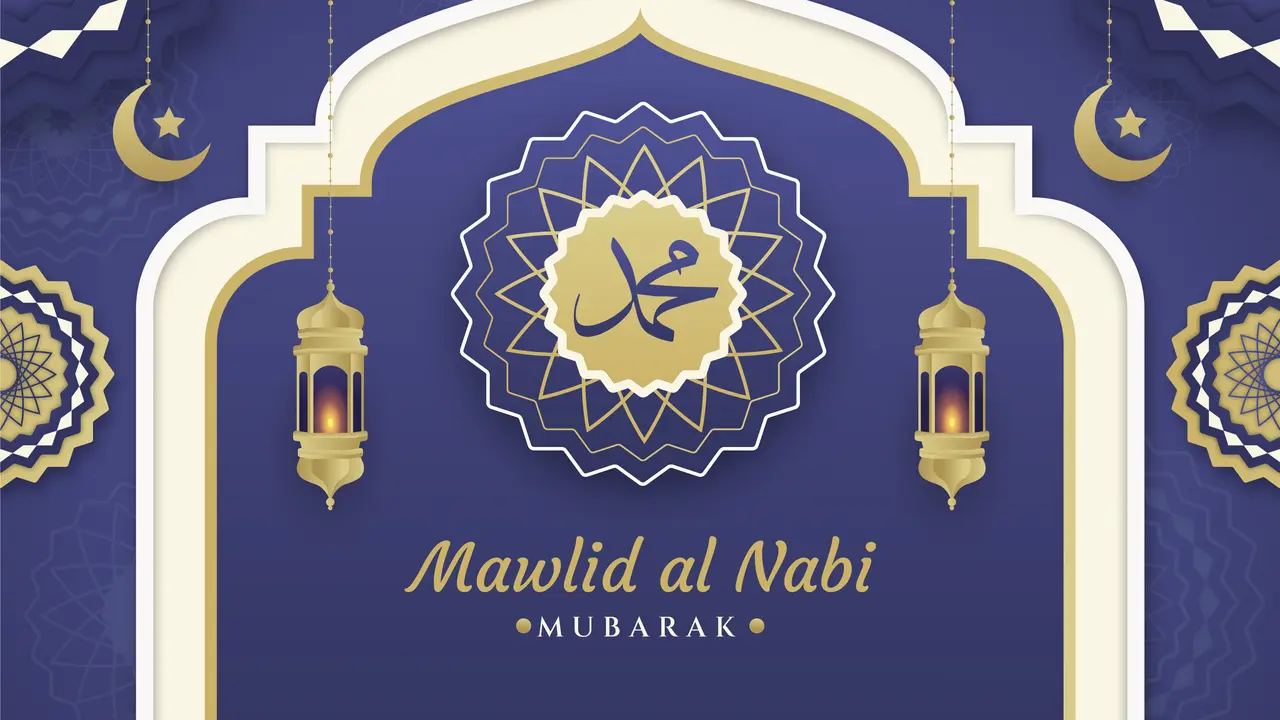 Ilustrasi maulid nabi Muhammad saw.